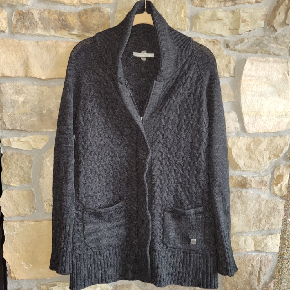 Smartwool Hesperus Full-Zip Sweater Cardigan S M Magnetic